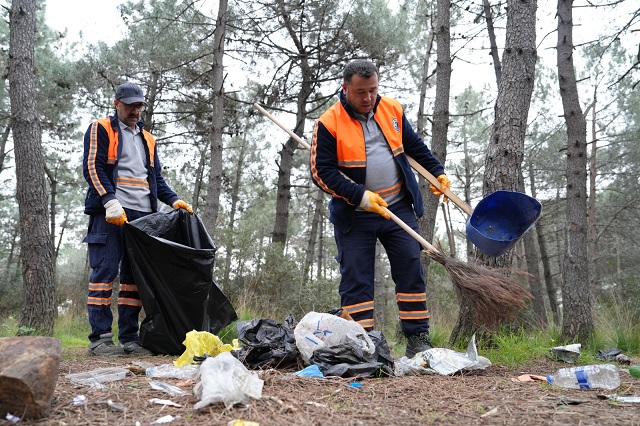 Aydos Ormanı’nda hummalı temizlik çalışması (7)